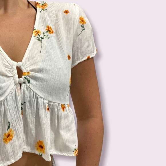 Floral Flowy PacSun Top - Picture 5 of 5
